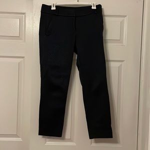 LOFT dress pants. Cool dark blue design.